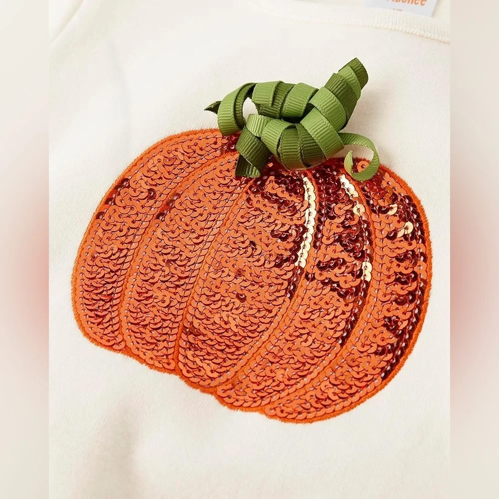 Gymboree Pumpkin‎ Top 3T | Fall Cottagecore Autumn Halloween
